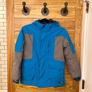 Blue Lands End Childrens Snow Parka - Ski Jacket